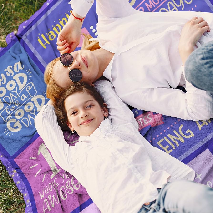 Überwurfdecke Zum 100. Geburtstag – 152x127 Cm, Weiches Flanell-Polyester, Persönliches Geschenk