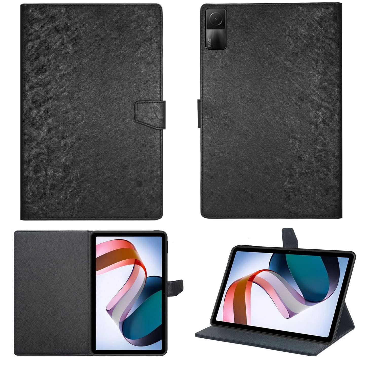 Zaoma PU Leather Flip Flap Case Cover Compatible for Xiaomi Redmi Pad 10.61 inch Tablet - MER Flip (Black) (B0BJK8FFVC) Amazon Price History, Amazon Price Tracker