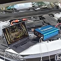 Vista 3 de Power Inverter 1100 Watt Modified Sine Wave Inverter 12V DC to 110V AC Converter for Home, Laptop, Off-Grid Solar Power Inverter with Built-in