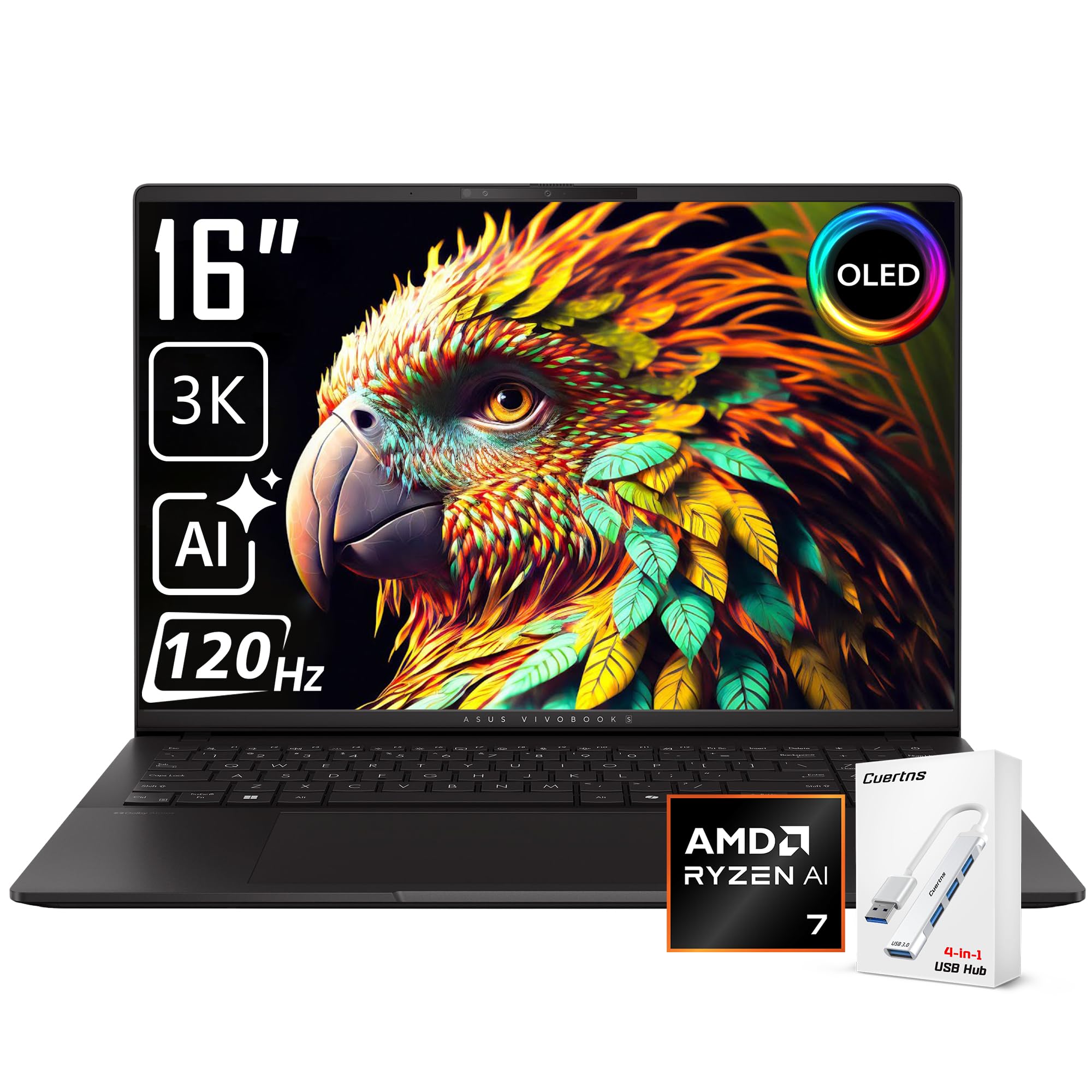 【未開封品】　Windows Fee PC 900 16G ASUS Amazon.com: ASUS Vivobook S16 AI Business Laptop, 16