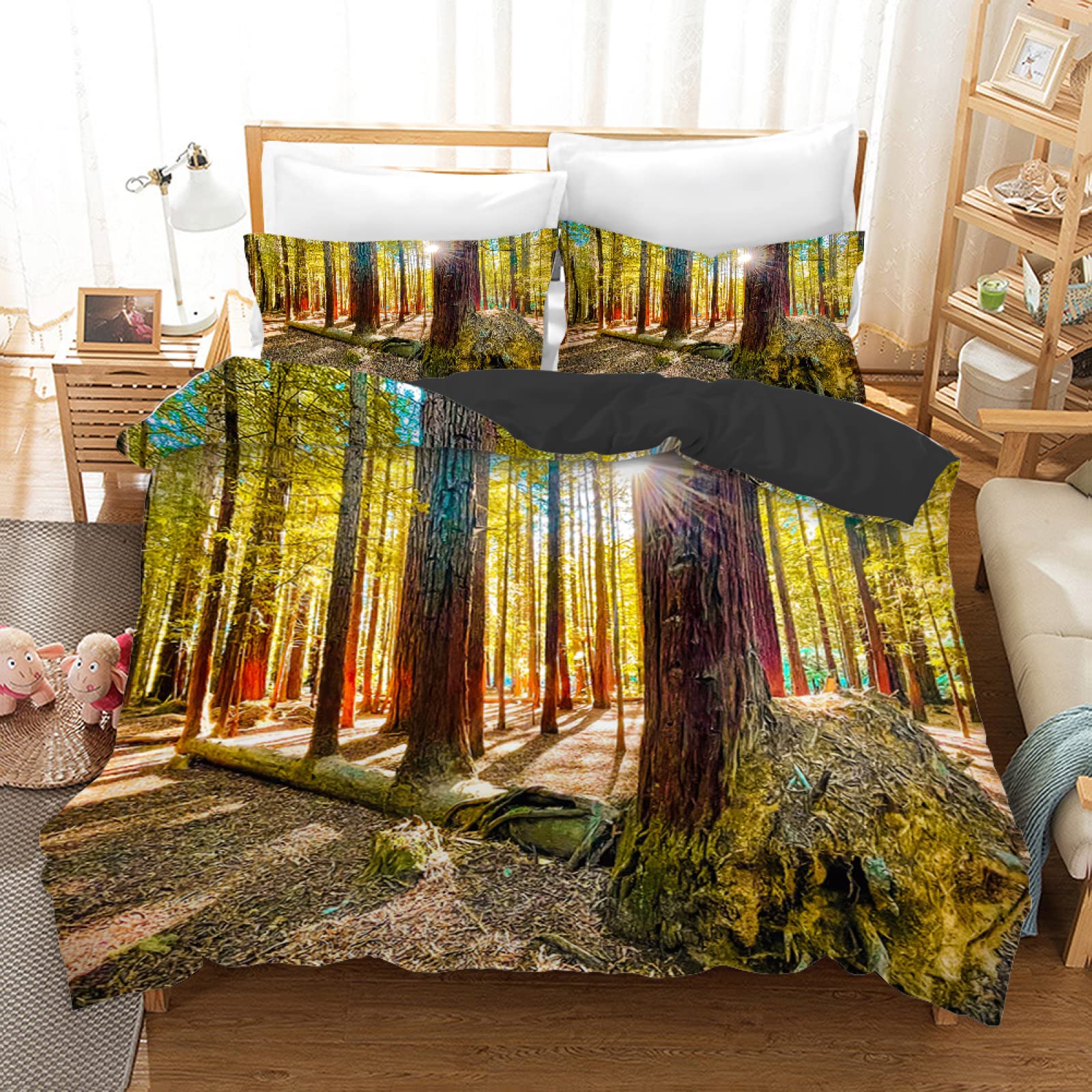 Housse de couette 90x190 microfibre pour lit enfant douce et résistante