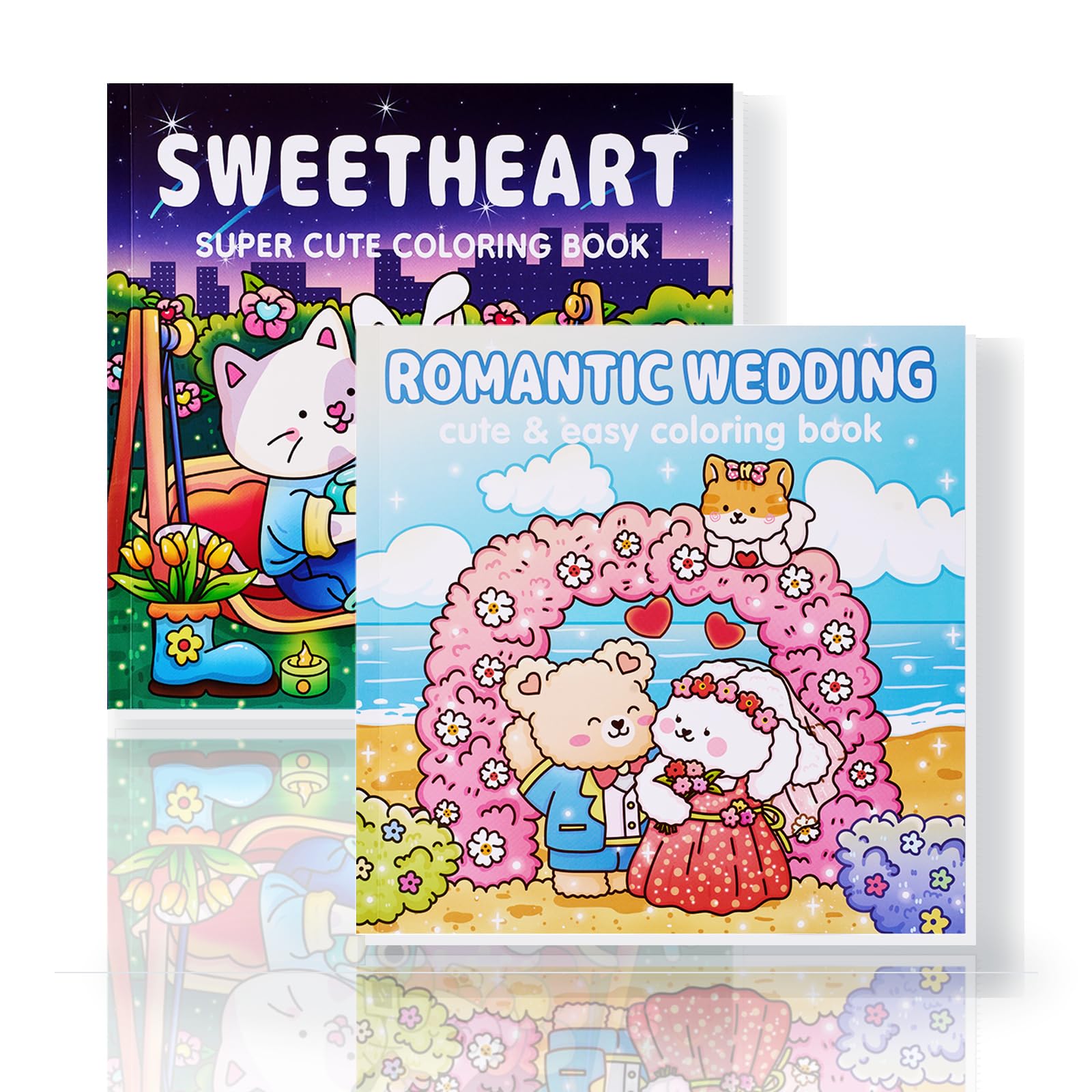 CMTOOP Fun Coloring Books for Kids Ages 3+, Set of 2