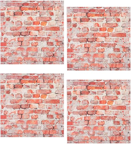 ABOOFAN Azulejos en miniatura 4 piezas de azulejos simulados Casa de muñecas Decoración en miniatura y accesorios en miniatura Azulejo de casa de