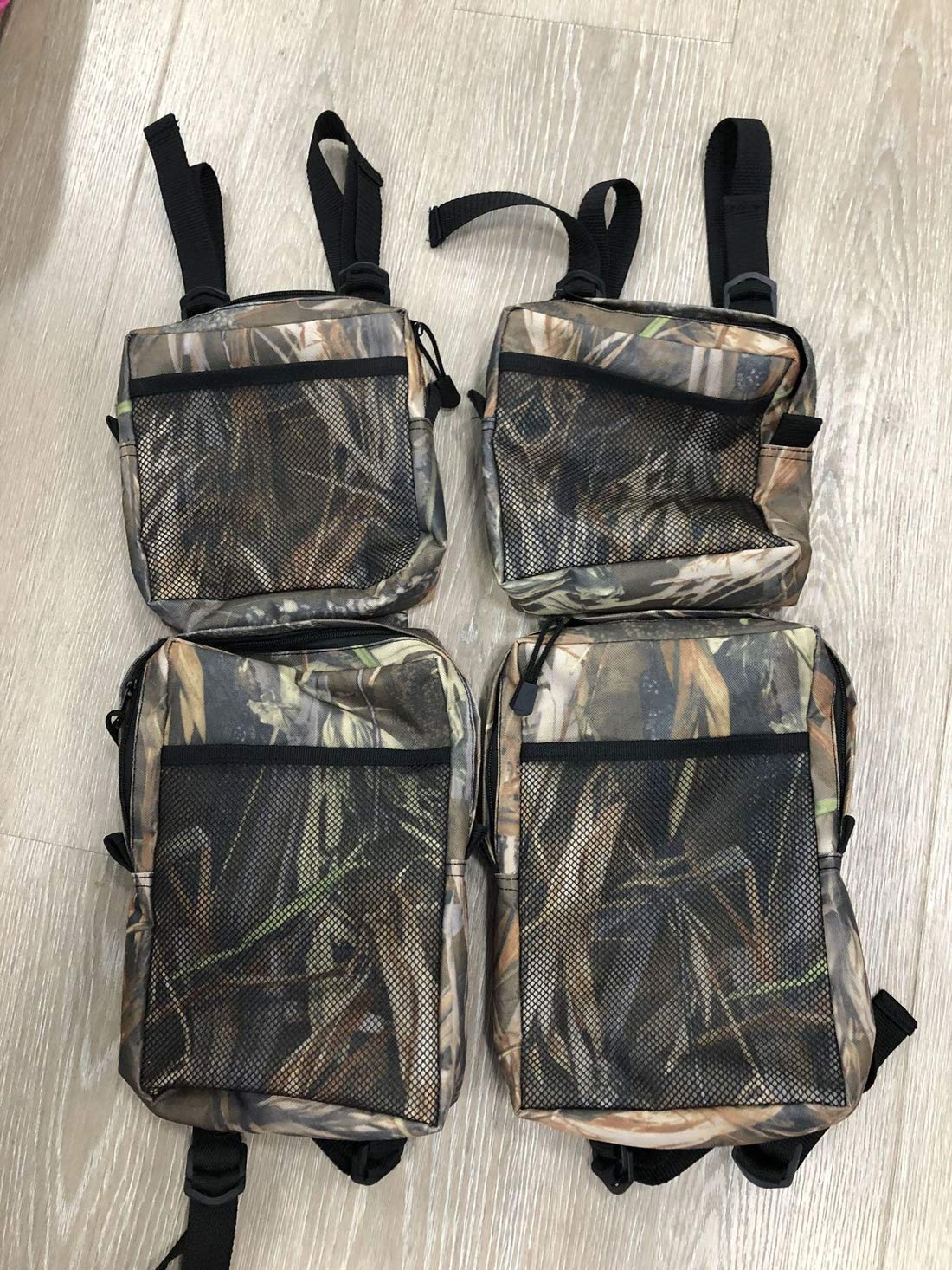 Verve Jelly ATV Strandautos Aufbewahrungstasche, 2pcs 600D Oxford Cargo Tank Bags, Anhänger Hängende Beuteltasche, wasserdichte Satteltasche für ATV Fender, Schneemobile