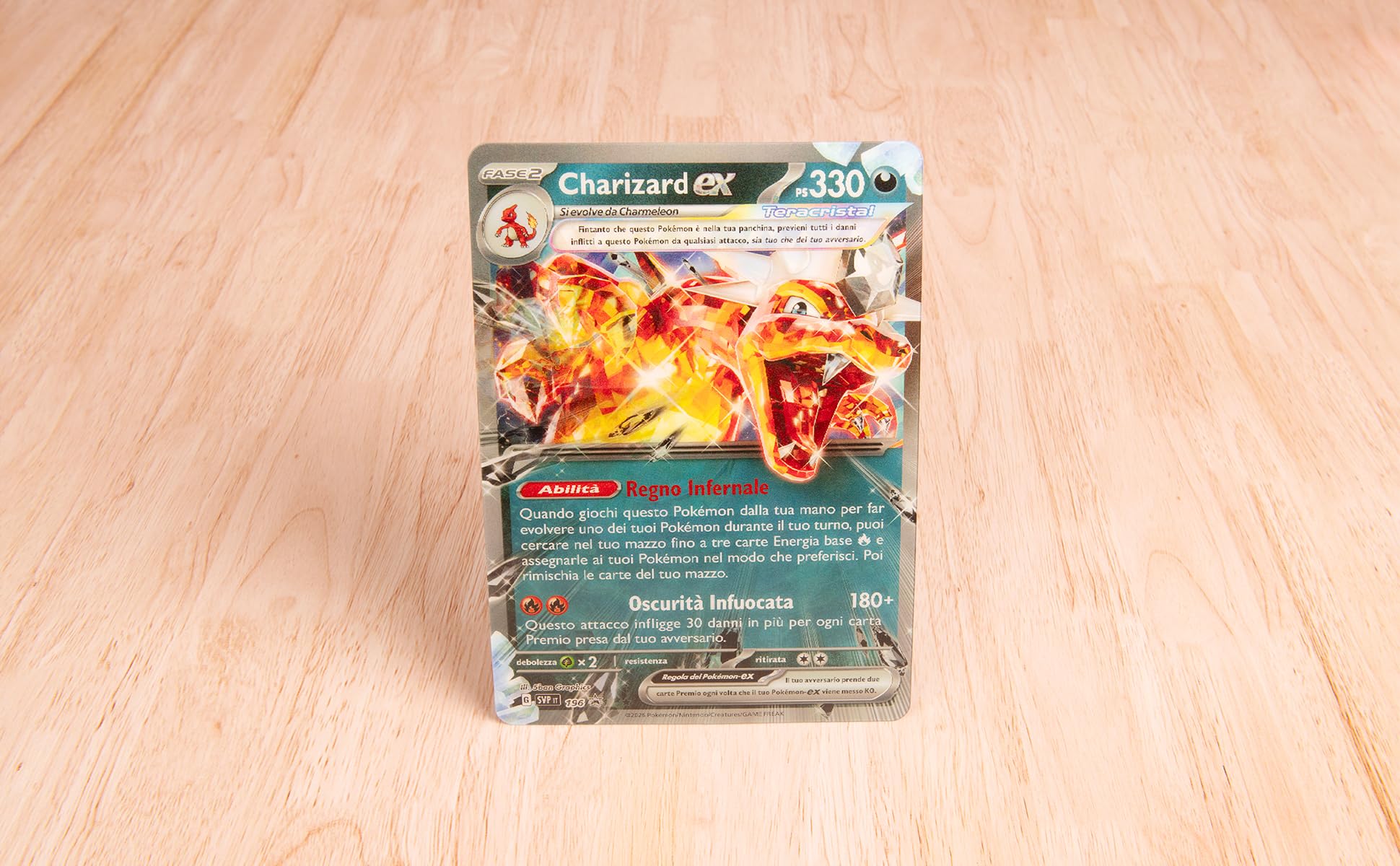 Pokémon GCC: collezione speciale Charizard-ex - una carta promozionale olografica, due carte olografiche, una carta lenticolare gigante e cinque buste di espansione