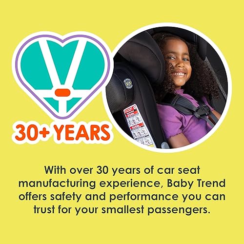 Miniatura 19 de Baby Trend Hybrid SI 3 en 1 - Asiento de coche con combinación de protección contra impactos laterales, Hoboken Teal