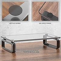 Vista 3 de Soporte fijo para monitor de computadora.