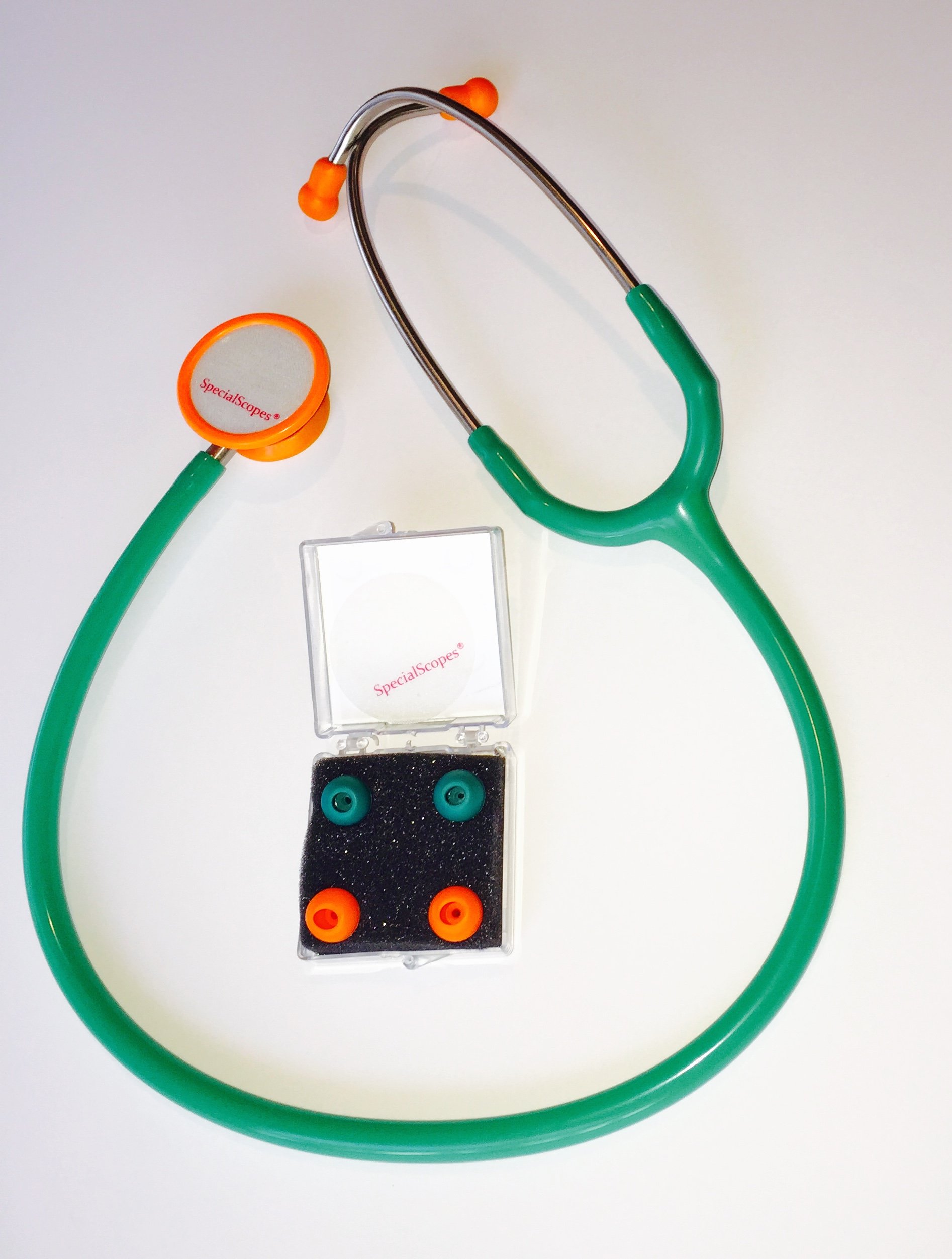 Green and Orange Stethoscope KT-120