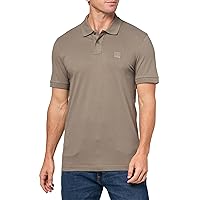 Boss Polo da Uomo Pallas a Maniche Corte, Cedro.