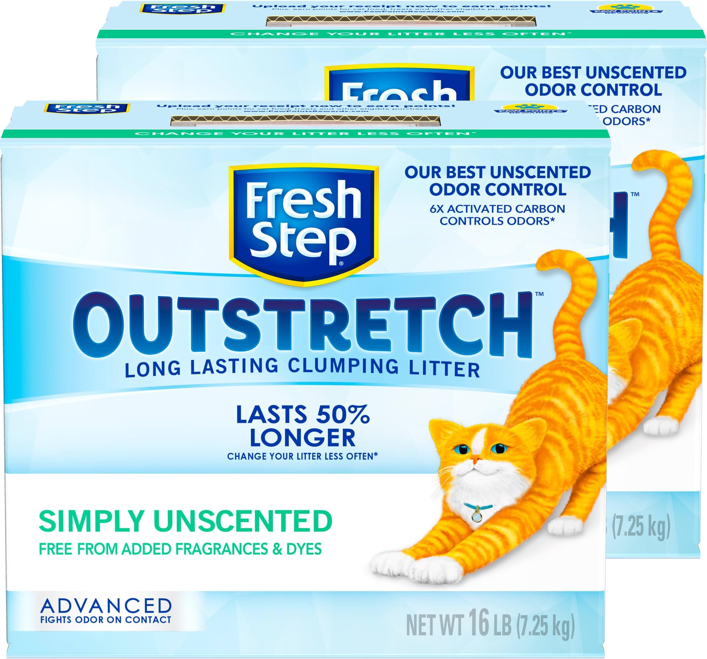Fresh Step NonClumping Premium Cat Litter with Febreze