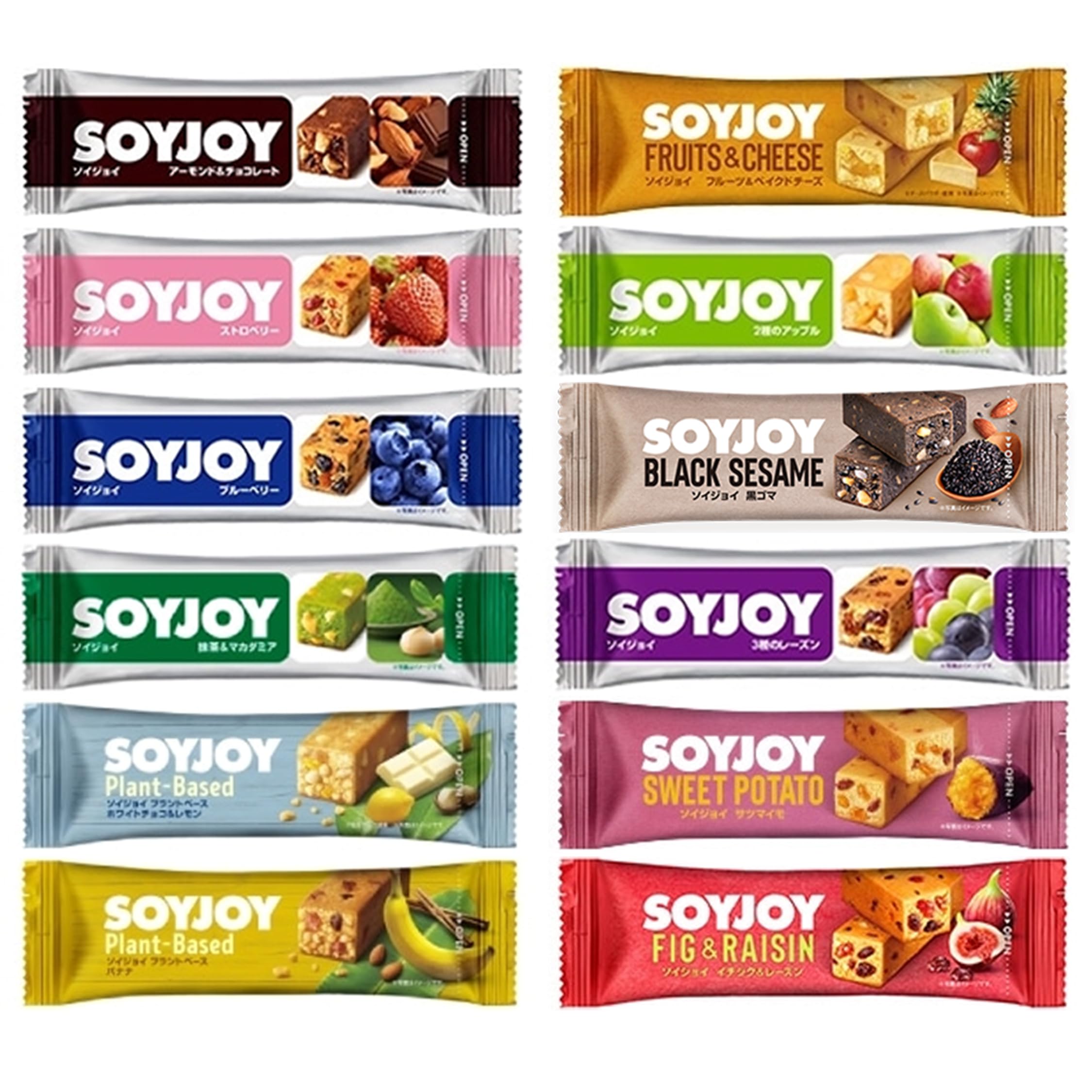 ソイジョイ 各種まとめ売り 計72本 大塚製薬 ソイジョイ SOYJOY 12本 セット : Filex Mart Japan