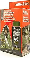 Vista 3 de S.O.L. Survive Outdoors Longer Manta de Emergencia Resistente 90% Reflectante del Calor - Gruesa, Resistente para Kit de Preparación para Desastres