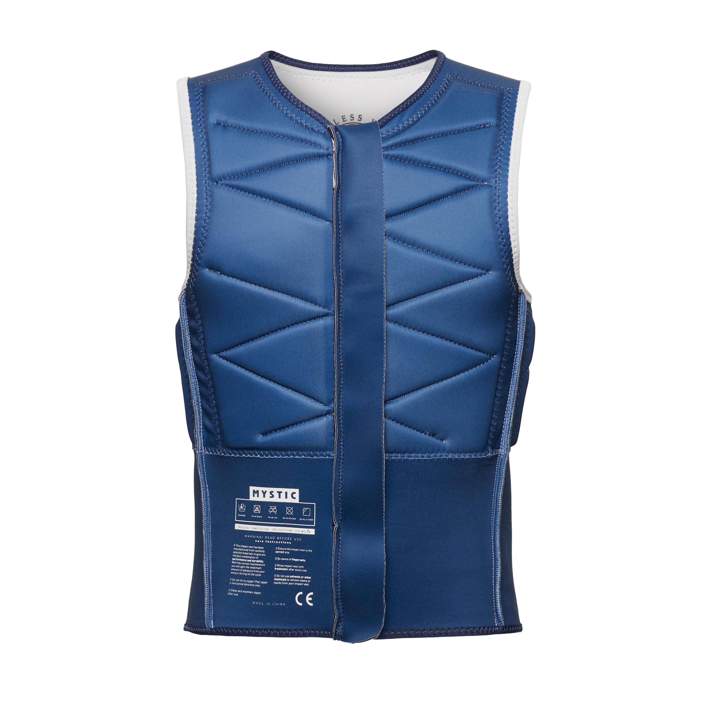 Mystic Outlaw Front Zip Impact Vest 35005.230225 Black