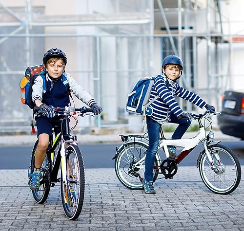 Miniatura 5 de Guantes de motocross para niños, niños y jóvenes, guantes de conducción para motocicleta, BMX, bicicleta de montaña, ATV, dedos completos, guantes