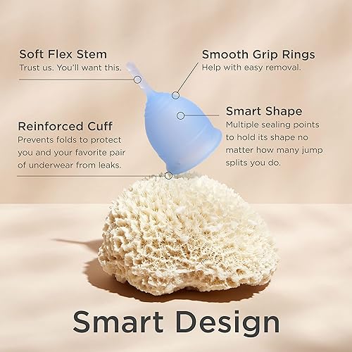 Miniatura 2 de Saalt Taza menstrual diseño premium copa de época más cómoda taza activa 1 uso durante 12 horas silicona suave flexible reutilizable de grado médico