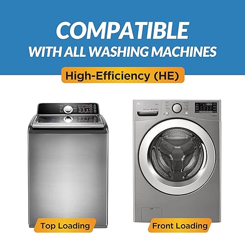 Miniatura 9 de Tabletas limpiadoras para lavadora  24 unidades de suministro de 1 año  Formuladas para dueños de mascotas  Descalcificador profundo apto para
