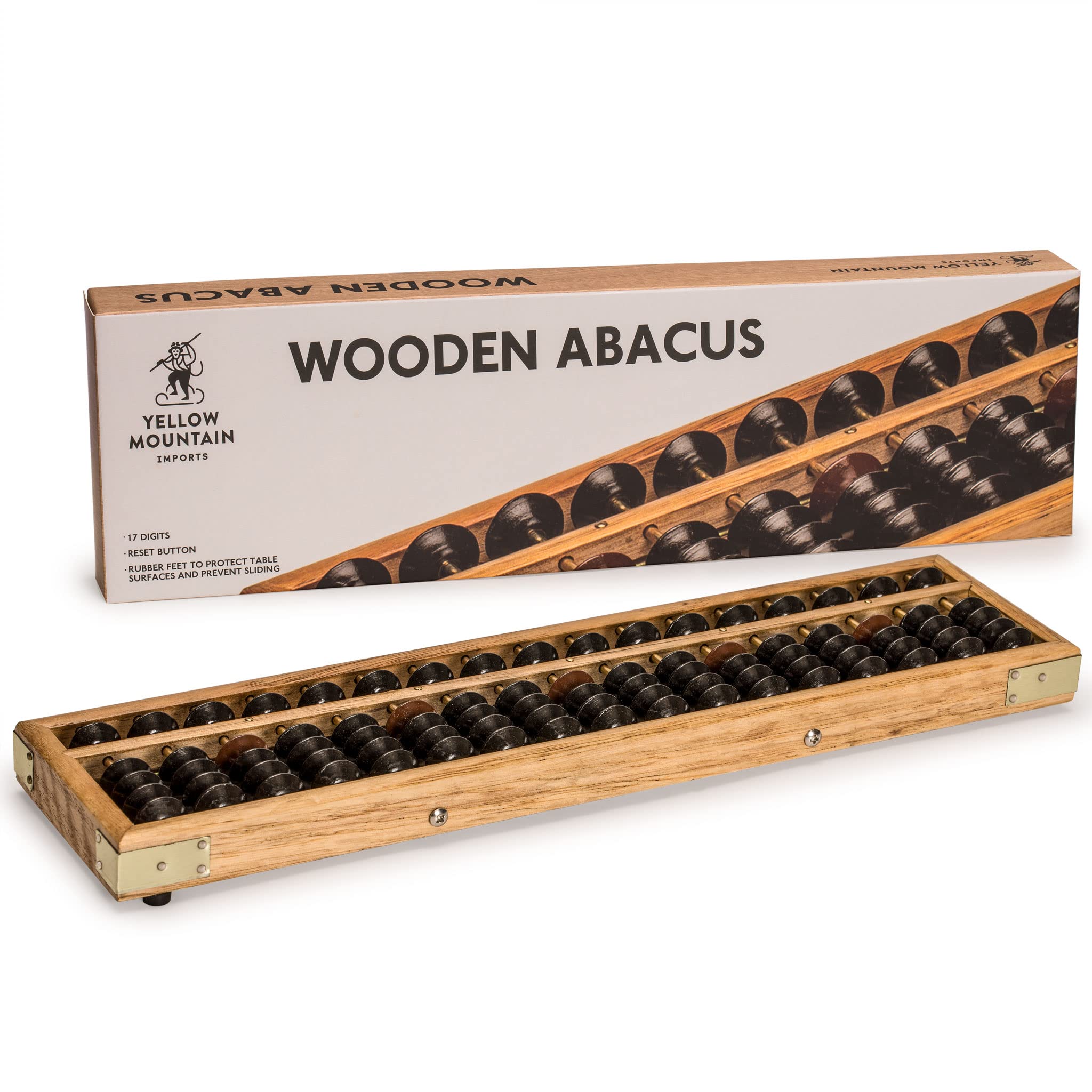 Boulier Japonais Soroban 13 Colonnes - Calcul Mental, Apprentissage Montessori - 24,5 Cm En Plastique ABS