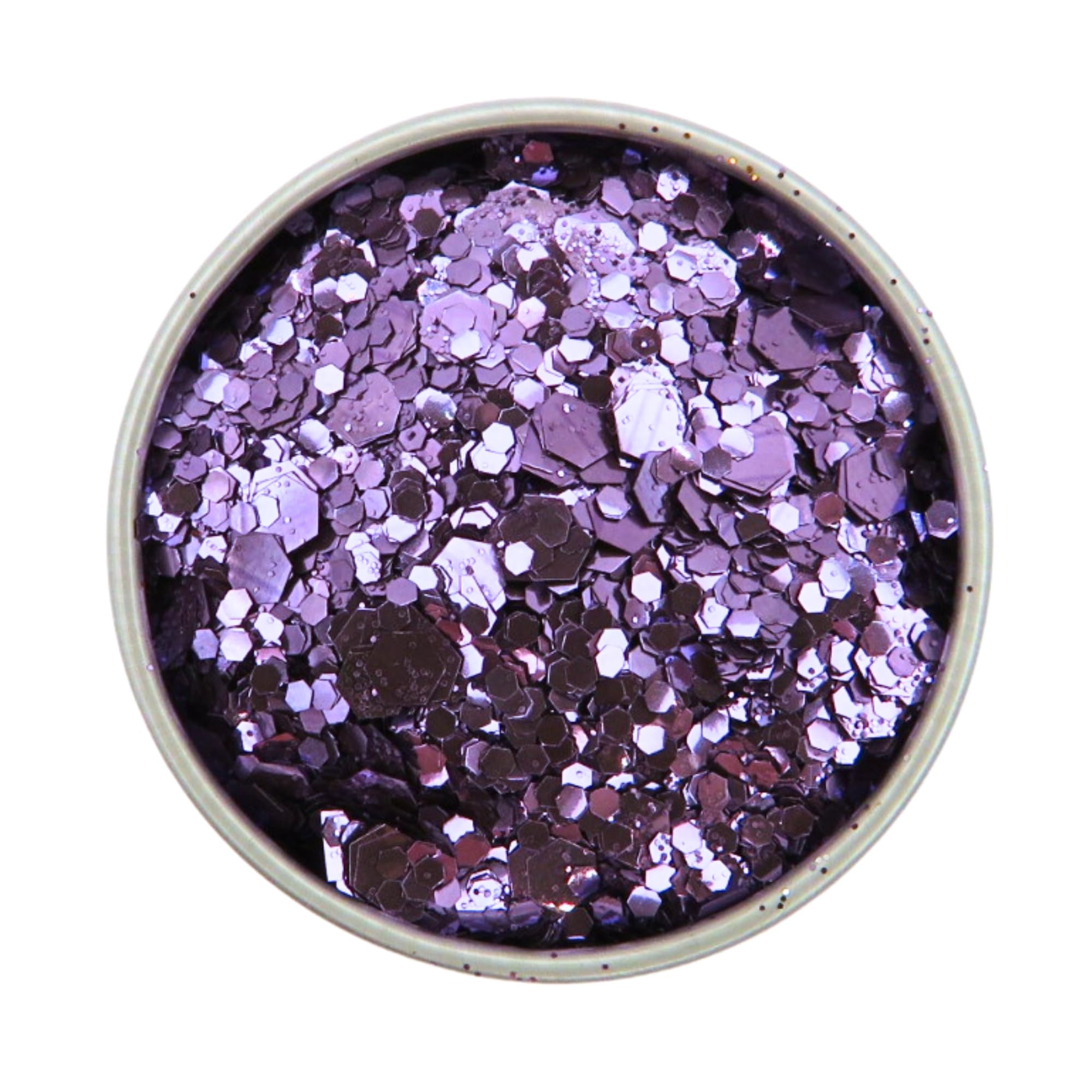 Purple Eco Glitter for Your Face and Body - Purple Biodegradable Eco Friendly Glitter Makeup - 6 Gram Pot - Image 2