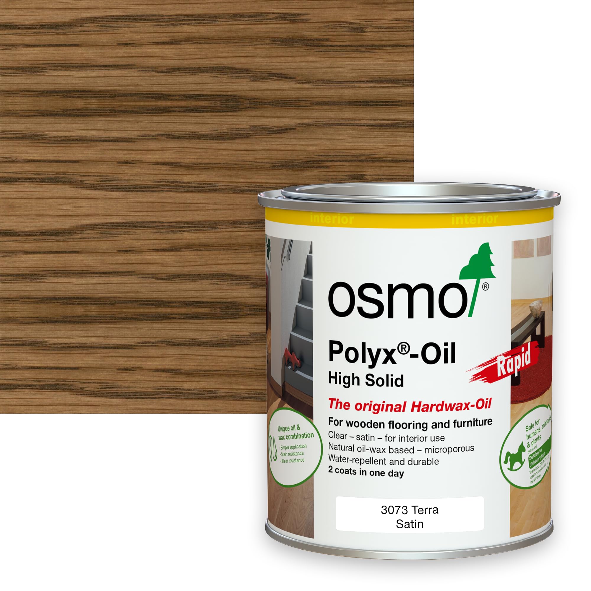 Osmo 3073 Terra Original Polyx-Oil Rapid Tints Satin (, 750Ml)