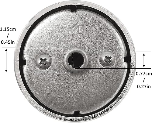 Miniatura 4 de DG64-00473A - Perillas de repuesto para estufa Samsung horno de gas collar de metal de refuerzo perillas de horno duraderas y de mayor vida útil