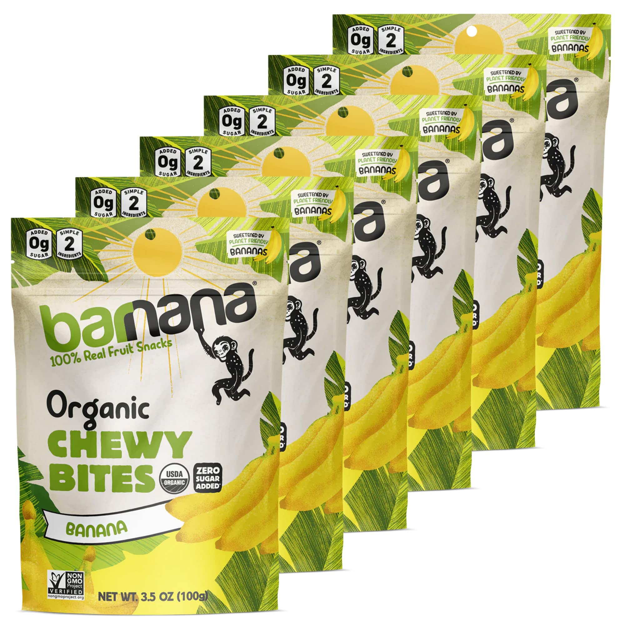 Banana2点 Amazon.com: Barnana - Organic Chewy Banana Bites, Original, Chewy