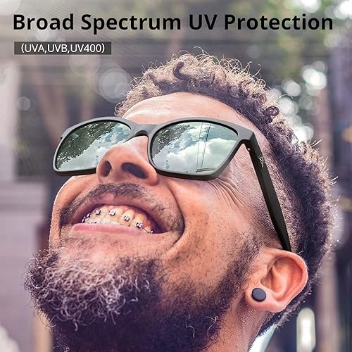 Miniatura 3 de Extremus Gafas de sol polarizadas blancas 100% protección UV EVONIK TR90, montura para conducir, pescar, hombres y mujeres