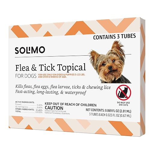 Solimo Flea and Tick Treatment Small Dogs