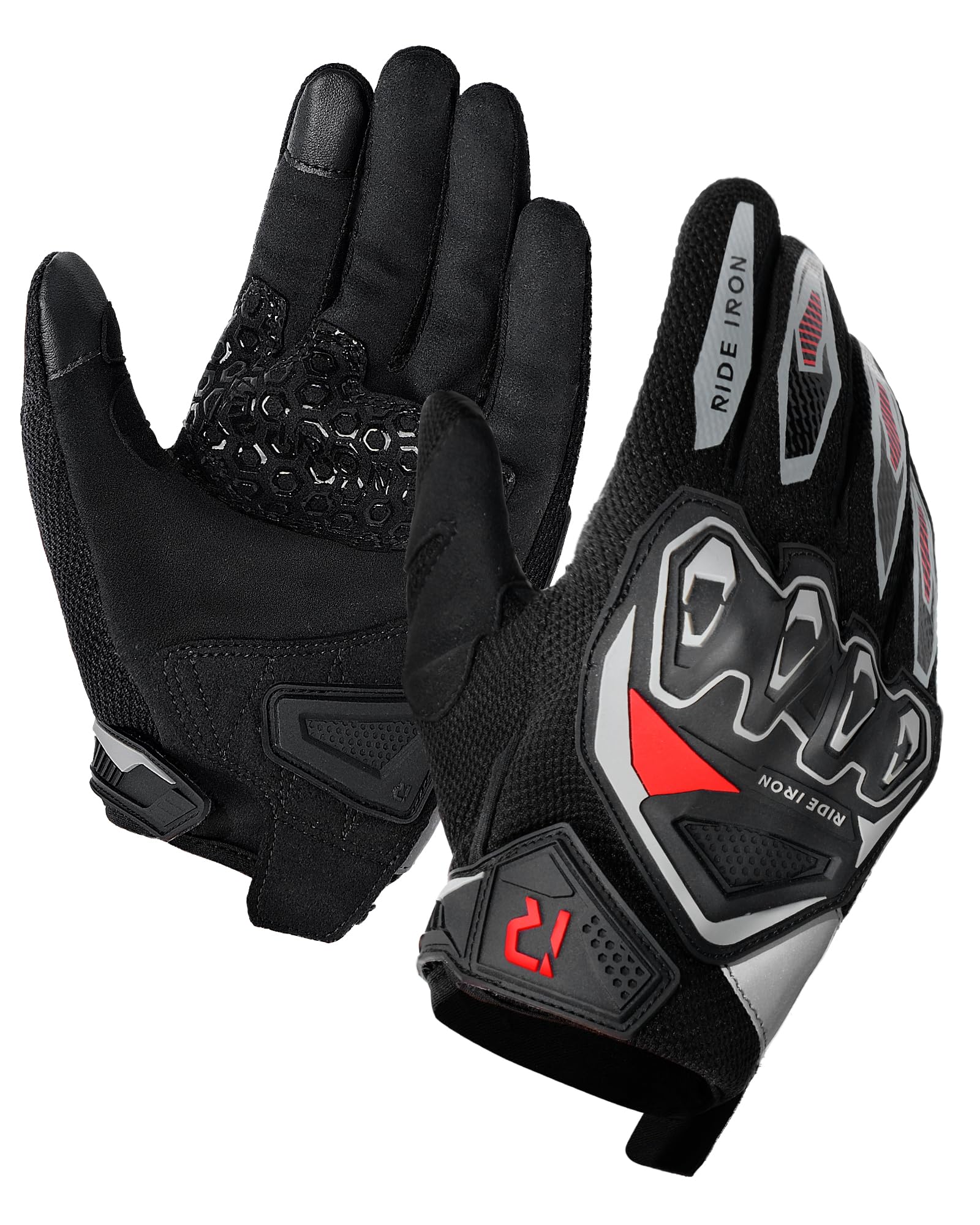RIDEIRON Motorcycle Gloves for Men & Women