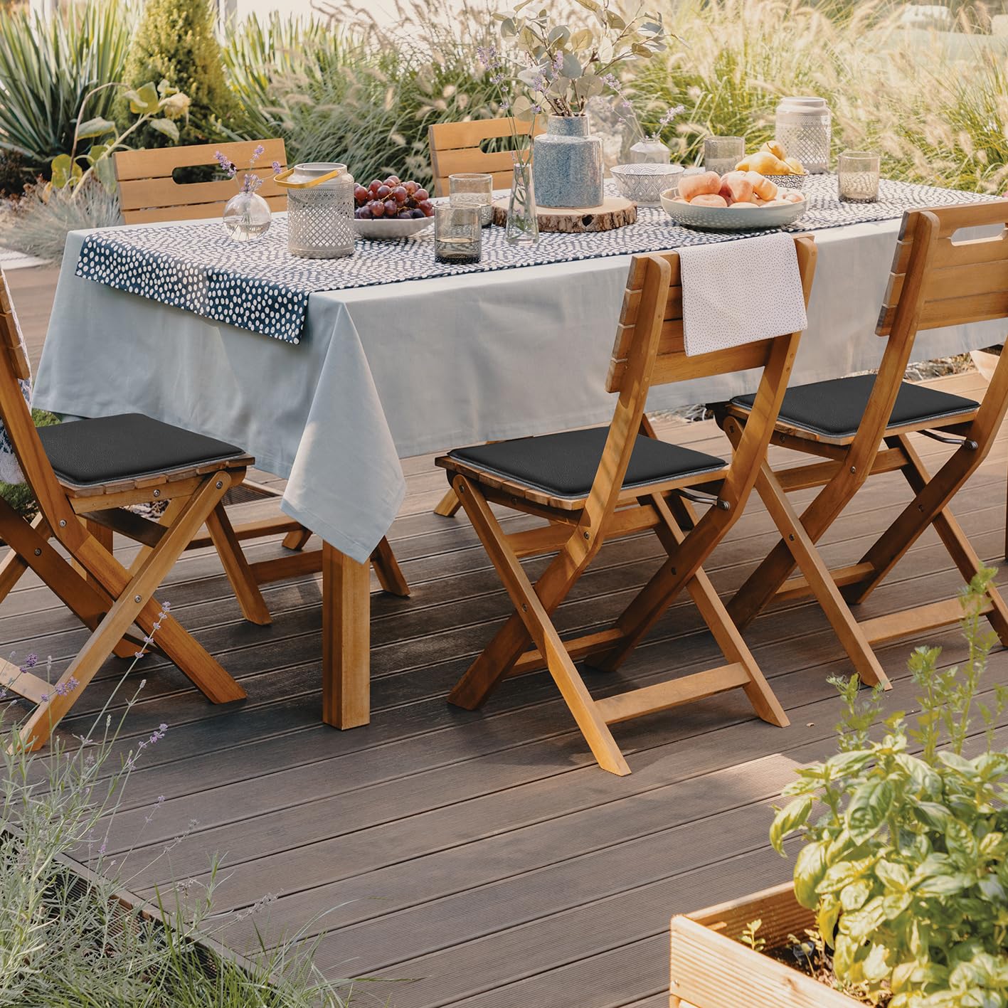 2 Cuscini Design 35x35 Cm - Feltro Ed Ecopelle, Reversibili, Vegani, Per Sedie E Panche - Foto 7