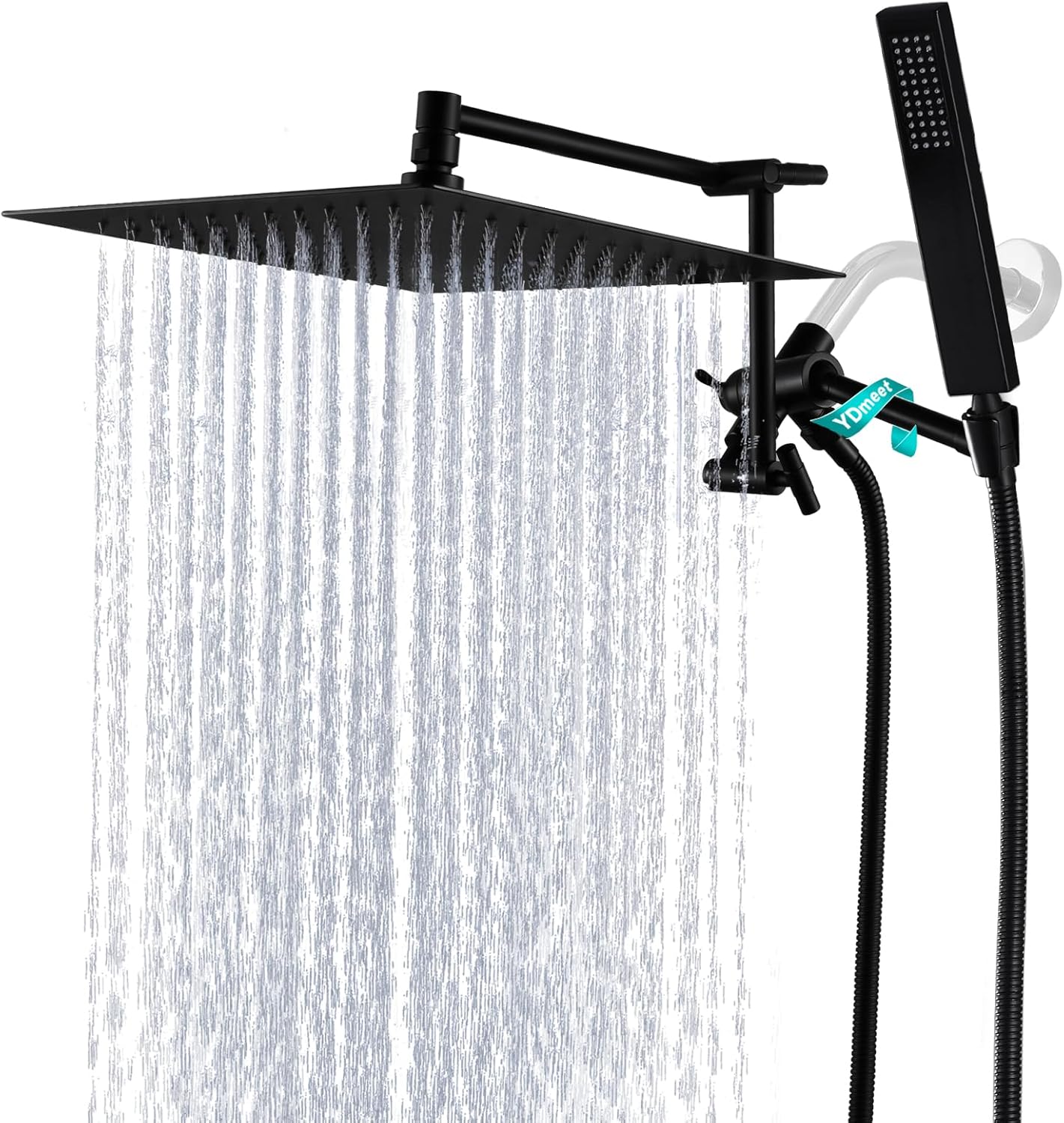 Rideau Douche 12-Inch Rainfall Shower Head & Handheld Combo – High