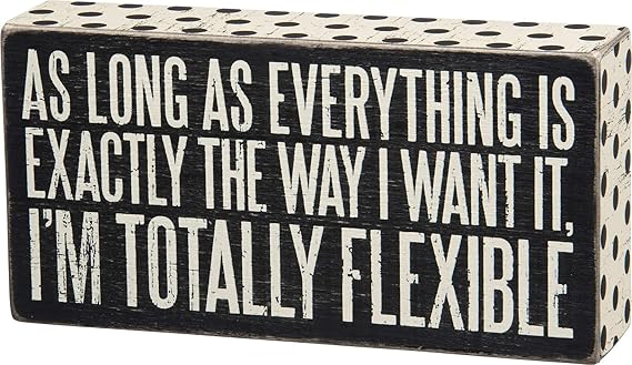 Primitives By Kathy 'I Love Us' Wooden Box Sign - 3x4 Inch Polka Dot Trim, Rustic Home Decor