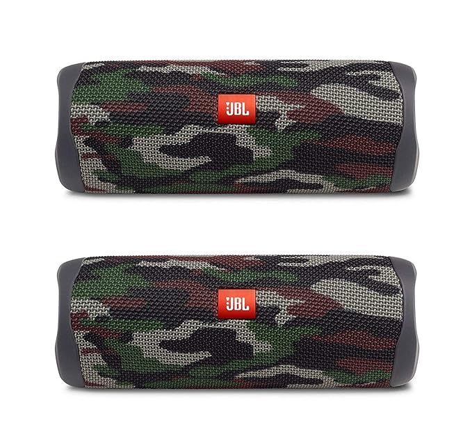 JBL Flip 5 Waterproof Portable Wireless Bluetooth Speaker Bundle