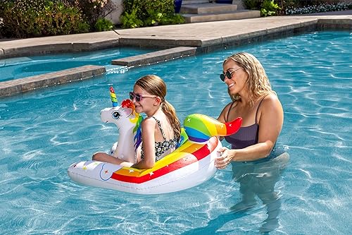 Miniatura 5 de Poolmaster Inflatable Swimming Pool Float Water Dragon Rider Toy for Kids