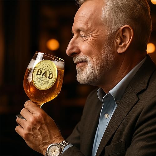 Miniatura 6 de Kies CROWNLY CRYSTAL Regalos de Navidad para papá, vaso de cerveza personalizable, regalos de cumpleaños de hija o hijo, el mejor regalo para papá