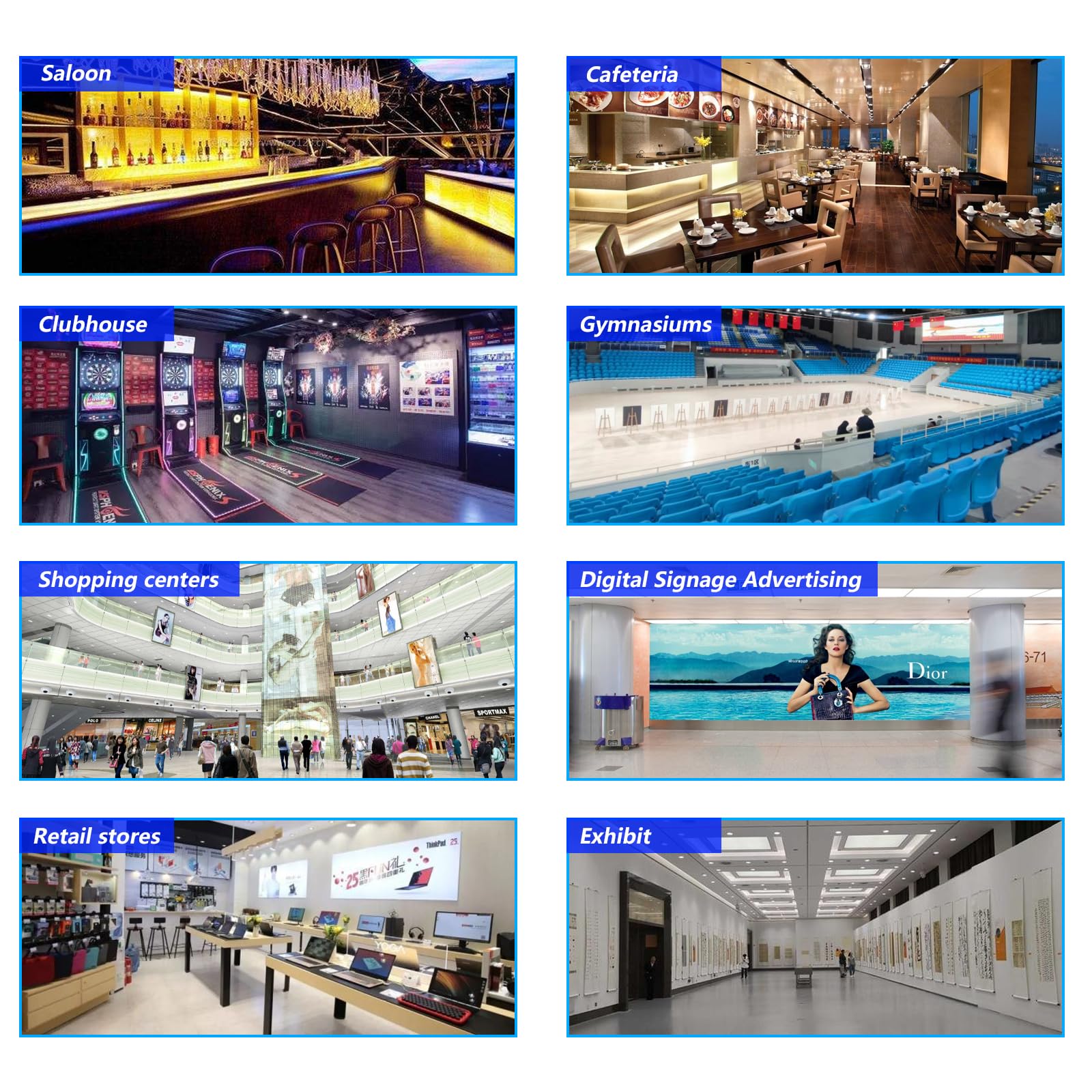 ICUIXIAN Switch a matrice HDMI 4K 4x4 senza soluzione di continuità, controller video wall multi-view 2x2 con HDMI2.0, HDCP2.2, 18 Gbps, Rs-232, video wall a matrice 4x4 2x2 (matrice video wall in
