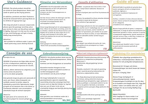 Miniatura 2 de Kekeso Almohada larga de peluche de ajolote de salamandra, suave juguete de peluche de ajolote para niños y niñas, regalos para Navidad (azul, 31.49