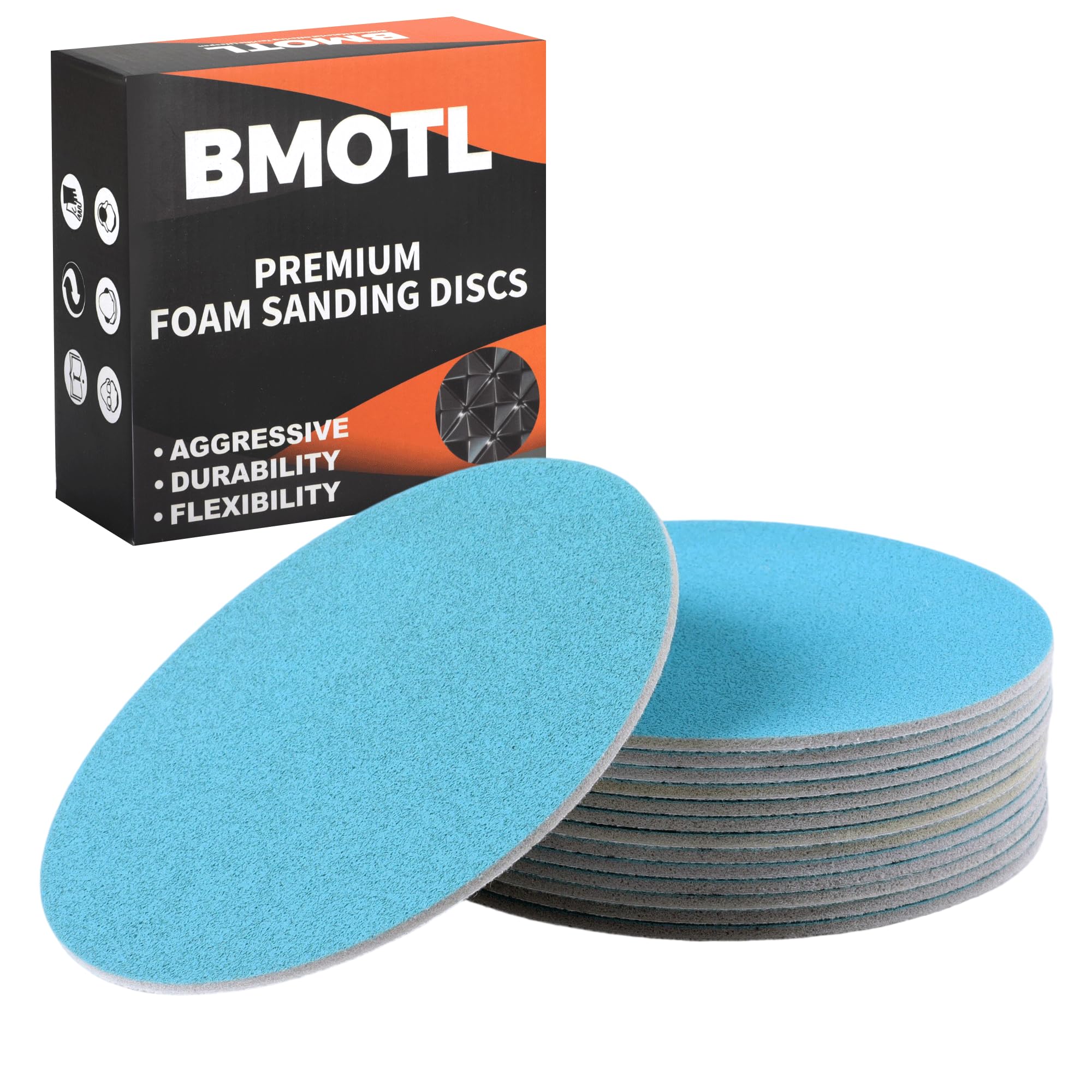6" Foam Sanding Discs - 3 Grit Assortment -11 6" Foam Sanding Discs - 3 Grit Assortment -11