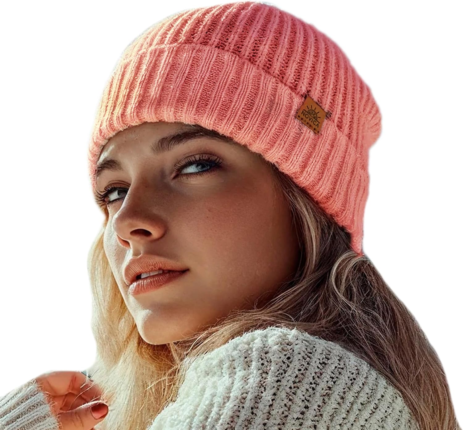 NOVICA Unisex Fall Winter Soft Alpaca Wool Blend Knit Beanie Hat NOVICA Unisex Fall Winter Soft Alpaca Wool Blend Knit Beanie Hat