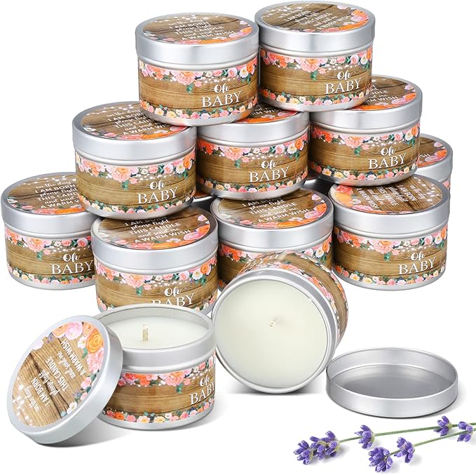 12 Pieces Baby Shower Favors for Guests Lavender Scented