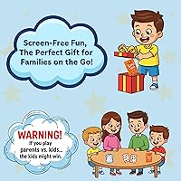 Vista 3 de Juego premiado Dinner Rush - Actividades de restaurante para niños en tamaño bolsillo - 2 en 1: emparejamiento de imágenes y cantidad