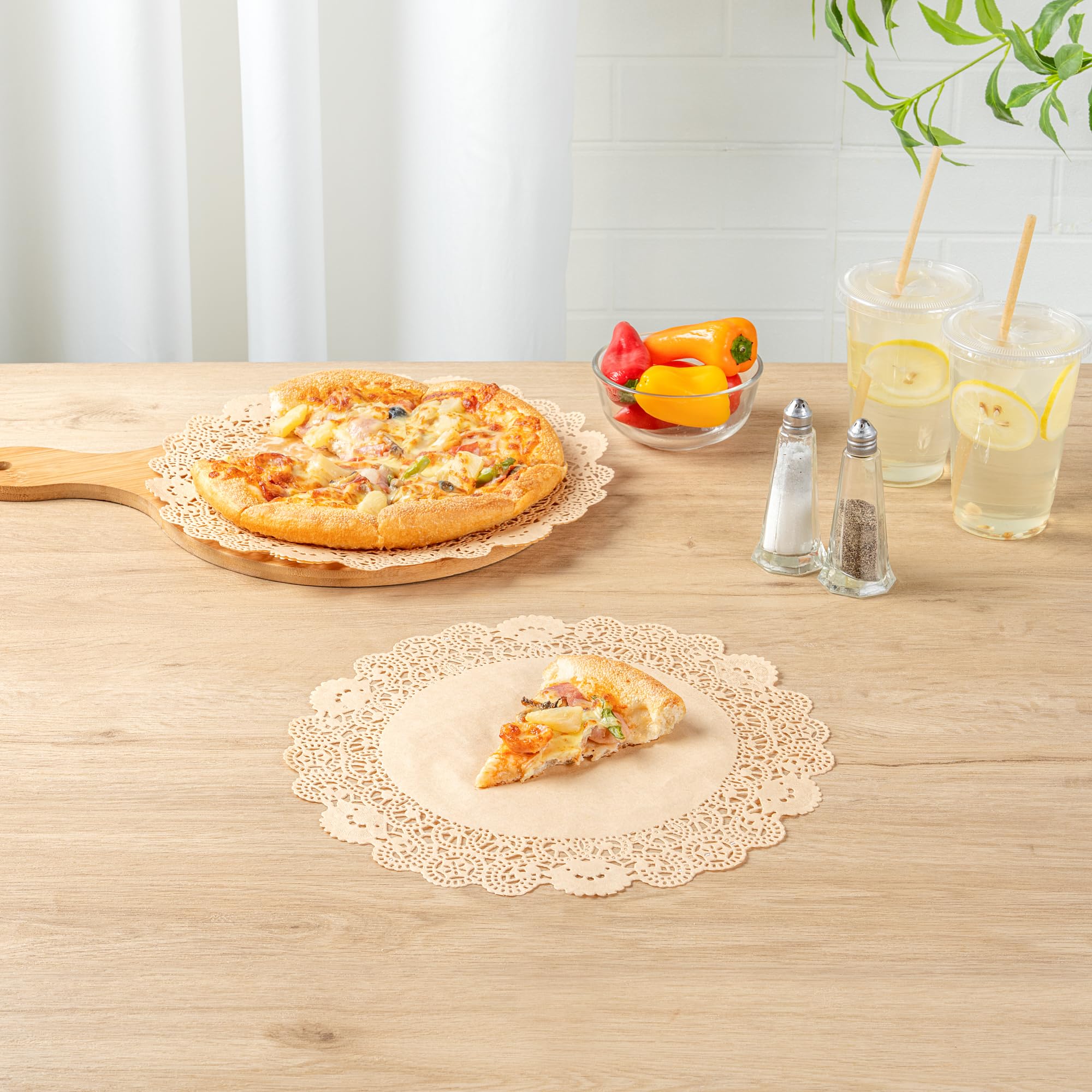 Restaurantware Pastry Tek Lot de 4000 napperons jetables en Papier Kraft pour pâtisseries, Cupcakes, Desserts 30,5 x 30,5 cm