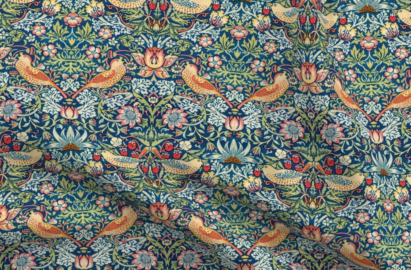 Spoonflower Fabric - Vivid Victorian Antique Vintage Historical Timeless Classic Printed on Petal Cotton Fabric Fat Quarter - Sewing Quilting Apparel Crafts Decor