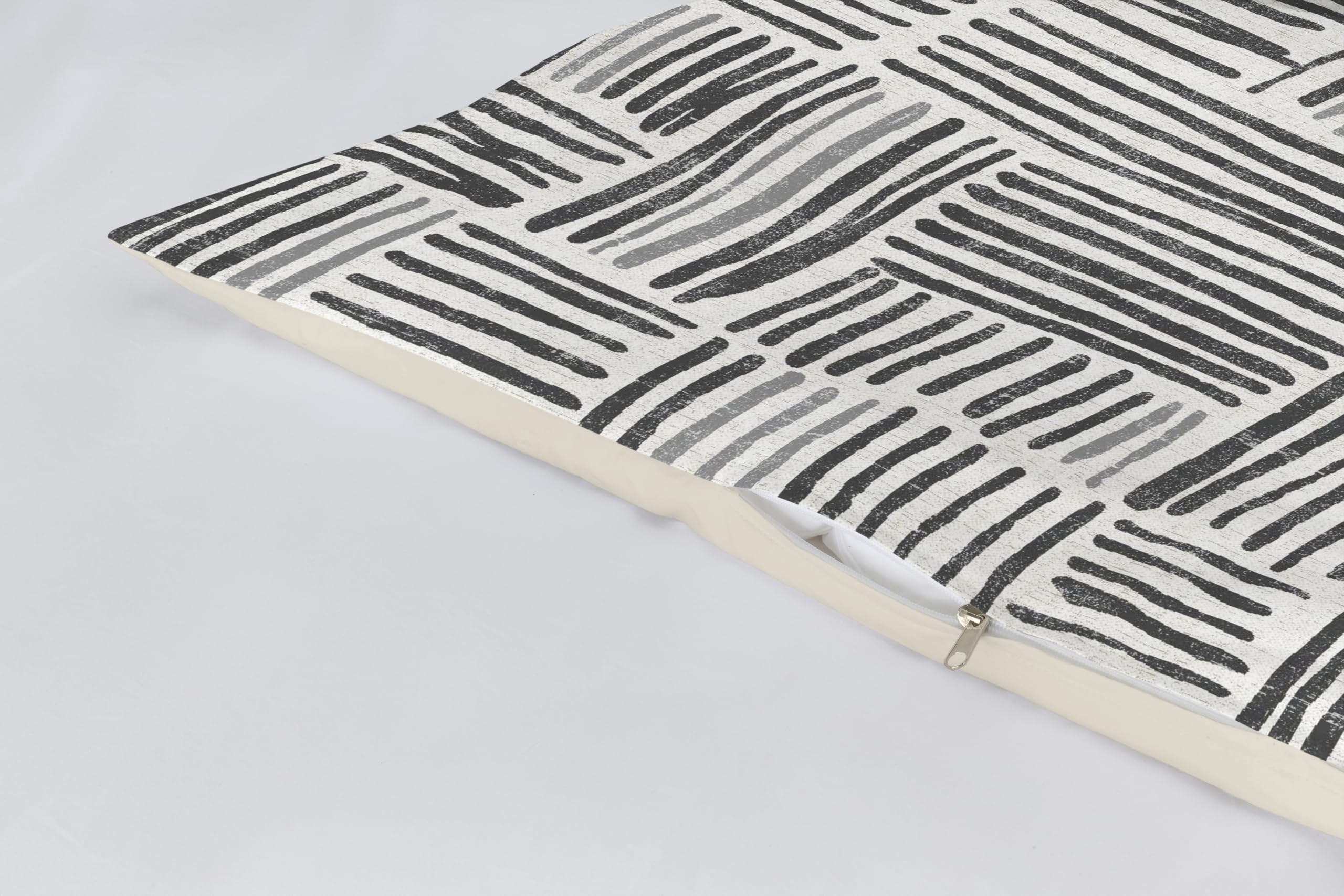Housse De Couette Lucena Cantos – Microfibre Polyester – Taille 280 X 270 Cm – Motif Zag Bleu – Douce, Respirante, Facile D'entretien