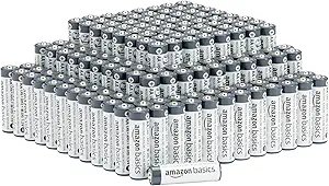 Amazon Basics 150-Pack AA Alkaline Industrial Batteries, 1.5 Volt, 5-10 Year Shelf Life