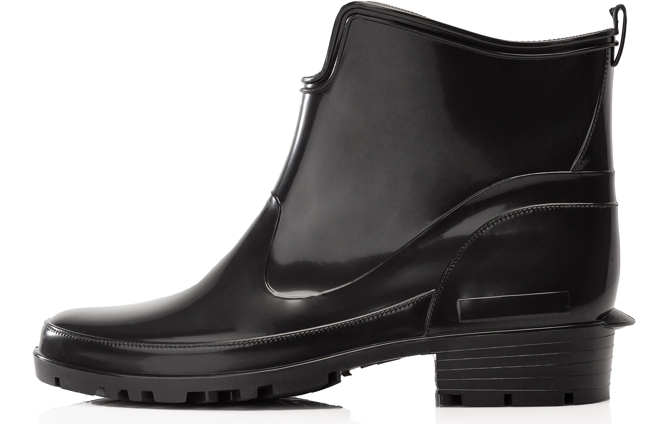 Ladeheid Bottes en Caoutchouc pour Femmes Courtes Bottines Imperméables Bottes de Pluie Élégantes et Confortables LA-930