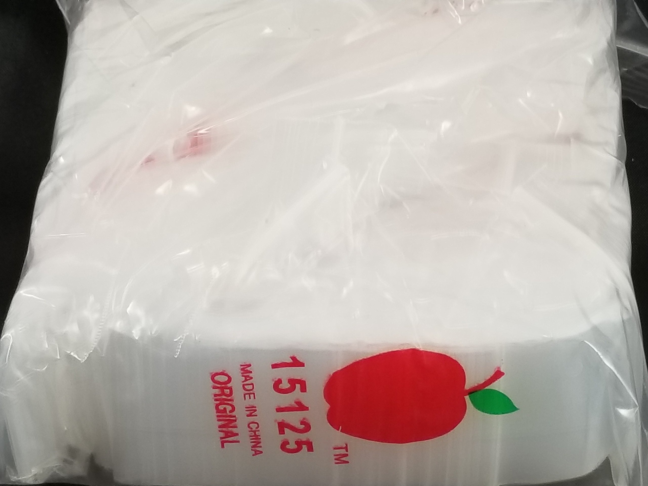 15125 Mini Ziplock 1000 2.5mil Bags 1.5" X 1.25" Baggies Apple Brand (Clear 10pks) Bulk