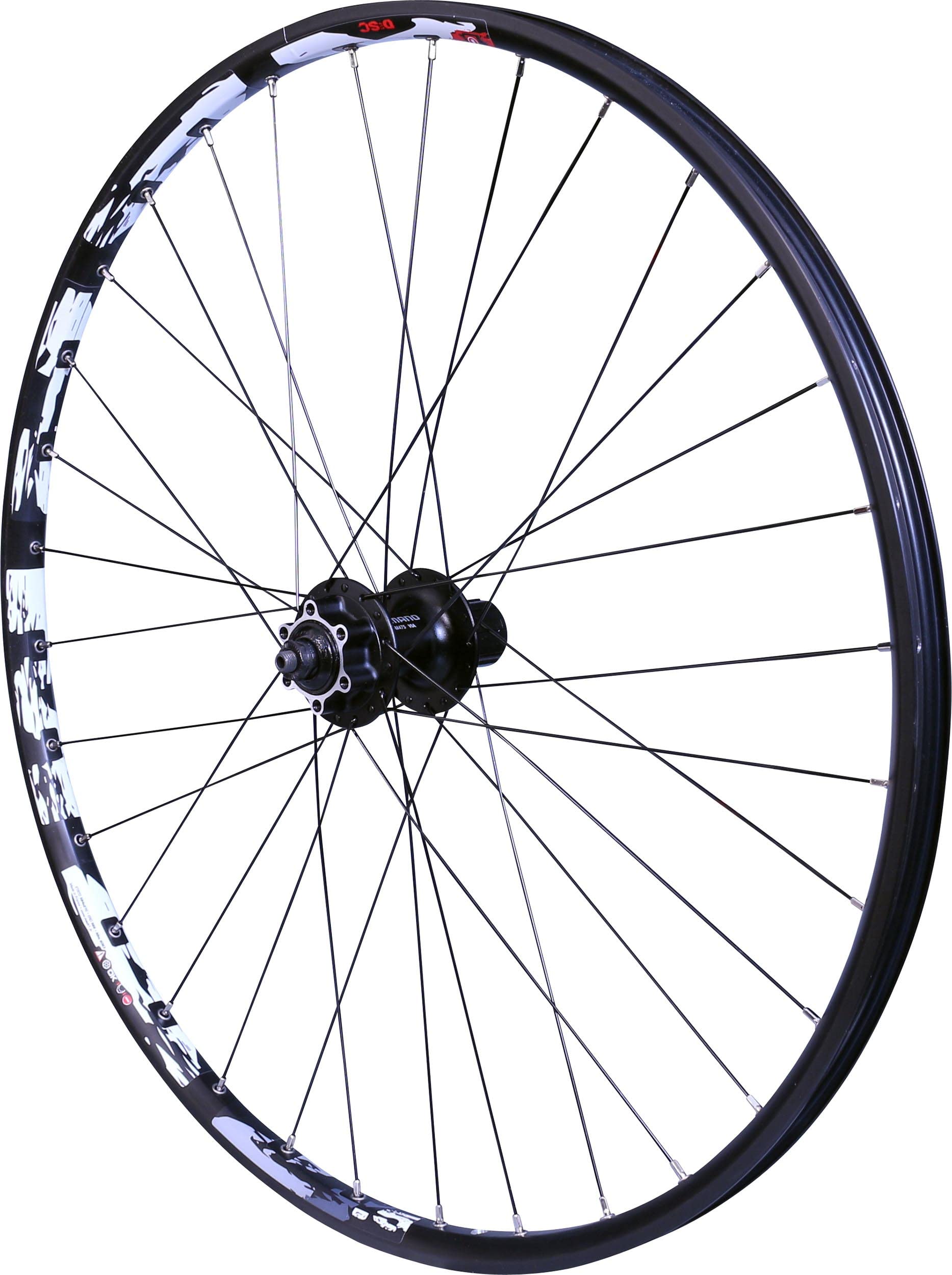 Roue Arrière Mach1 Karma 26" - Shimano Deore M475 K7 9/10/11V - 26", K7 9/10/11V Shimano, 32, Roue arrière, 135mm