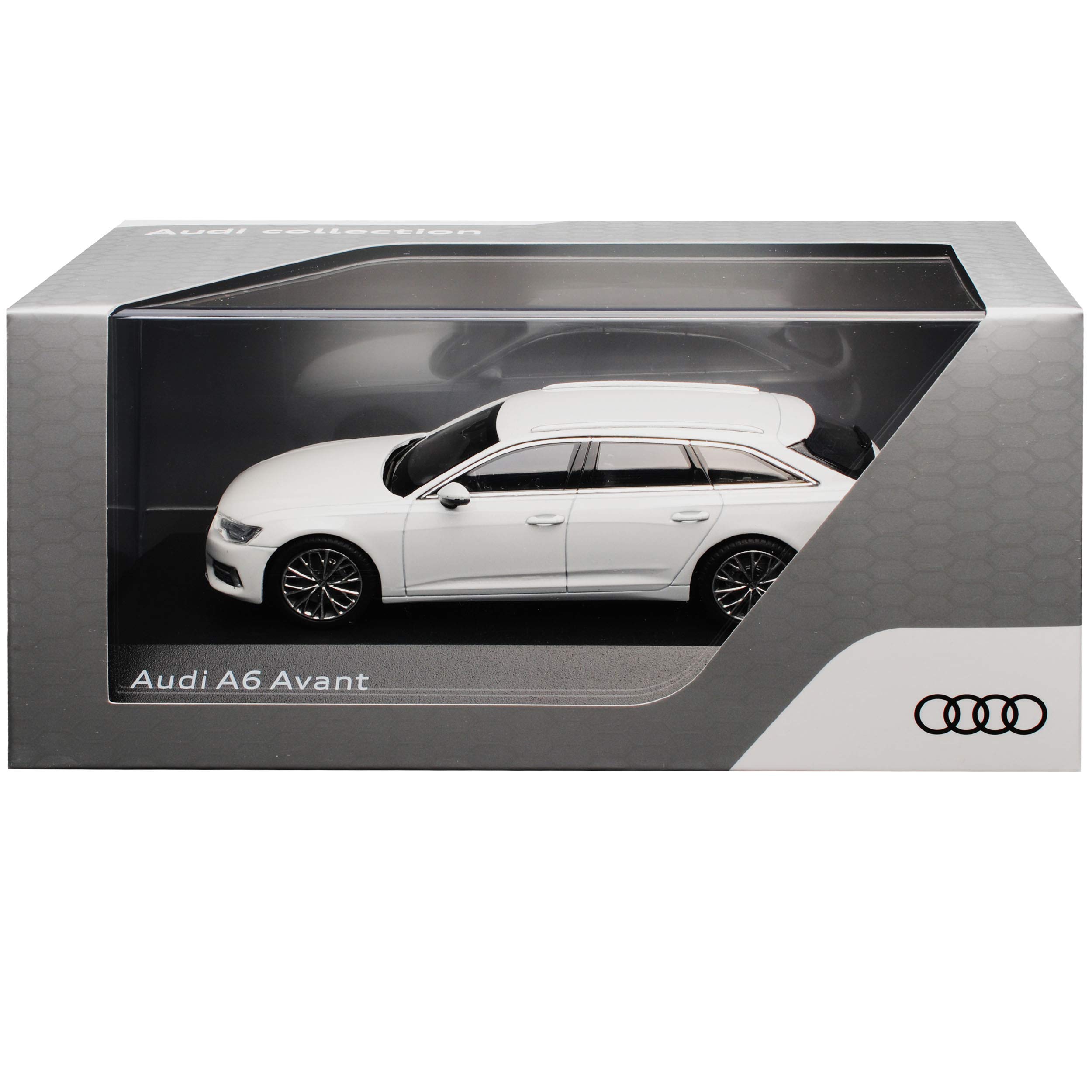 Generisch A*u*d*i A6 C8 Avant Kombi Gletscher Weiss Modell Ab 2018 1/43 i-Scale Modell Auto