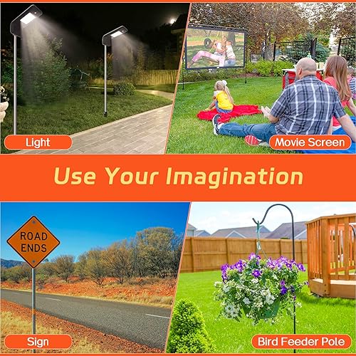 Miniatura 6 de FactionGarden Soportes para Sombrillas de Exterior, Anclaje de Arena para Sombrilla de Playa de Servicio Pesado, Base de Sombrilla de Metal para