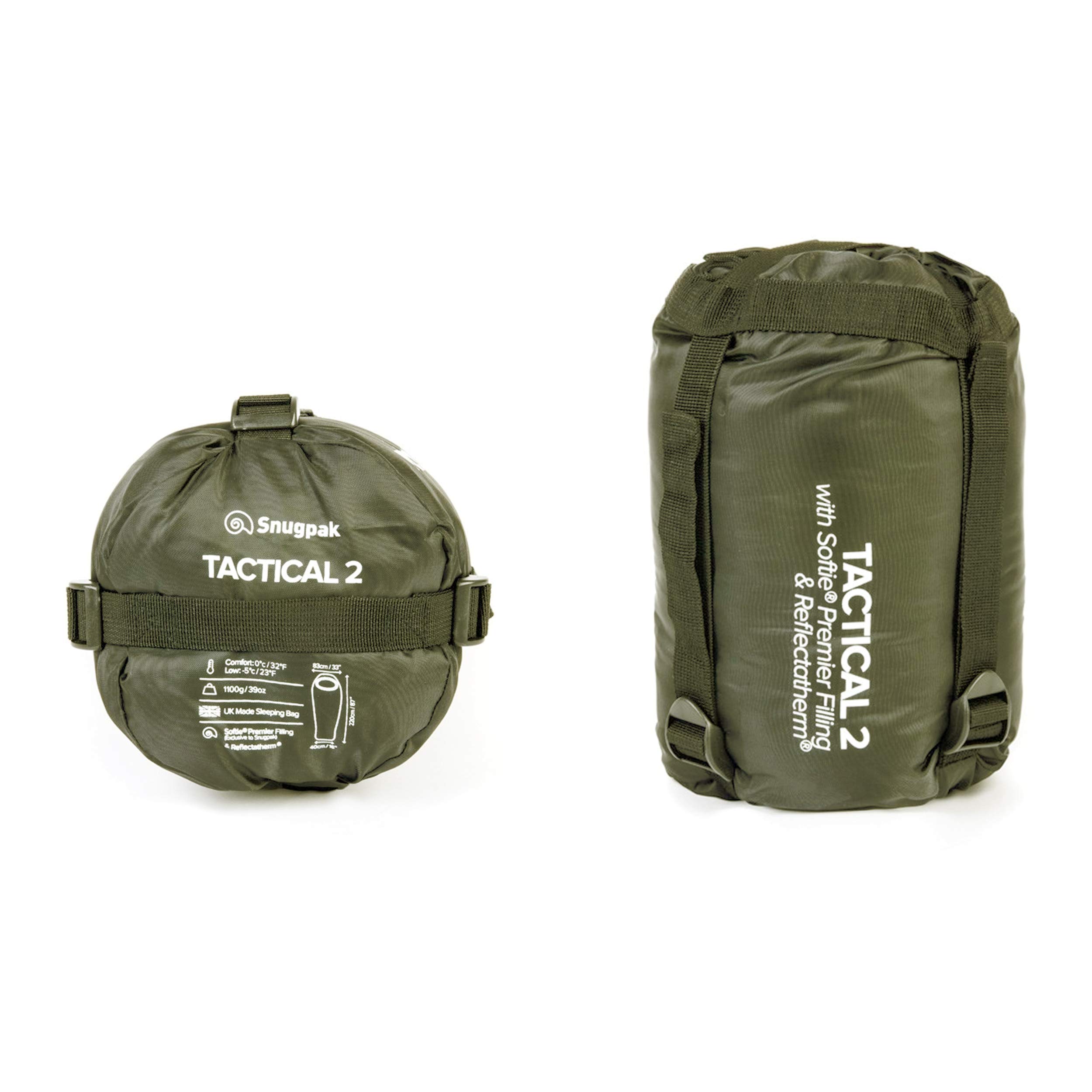 Snugpak Softie Tactical Series 2, Olive, RH Zip SP91142 by